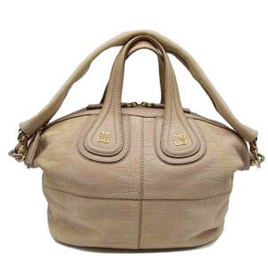 GIVENCHY Nightingale bag Beige Tan calfskin leather